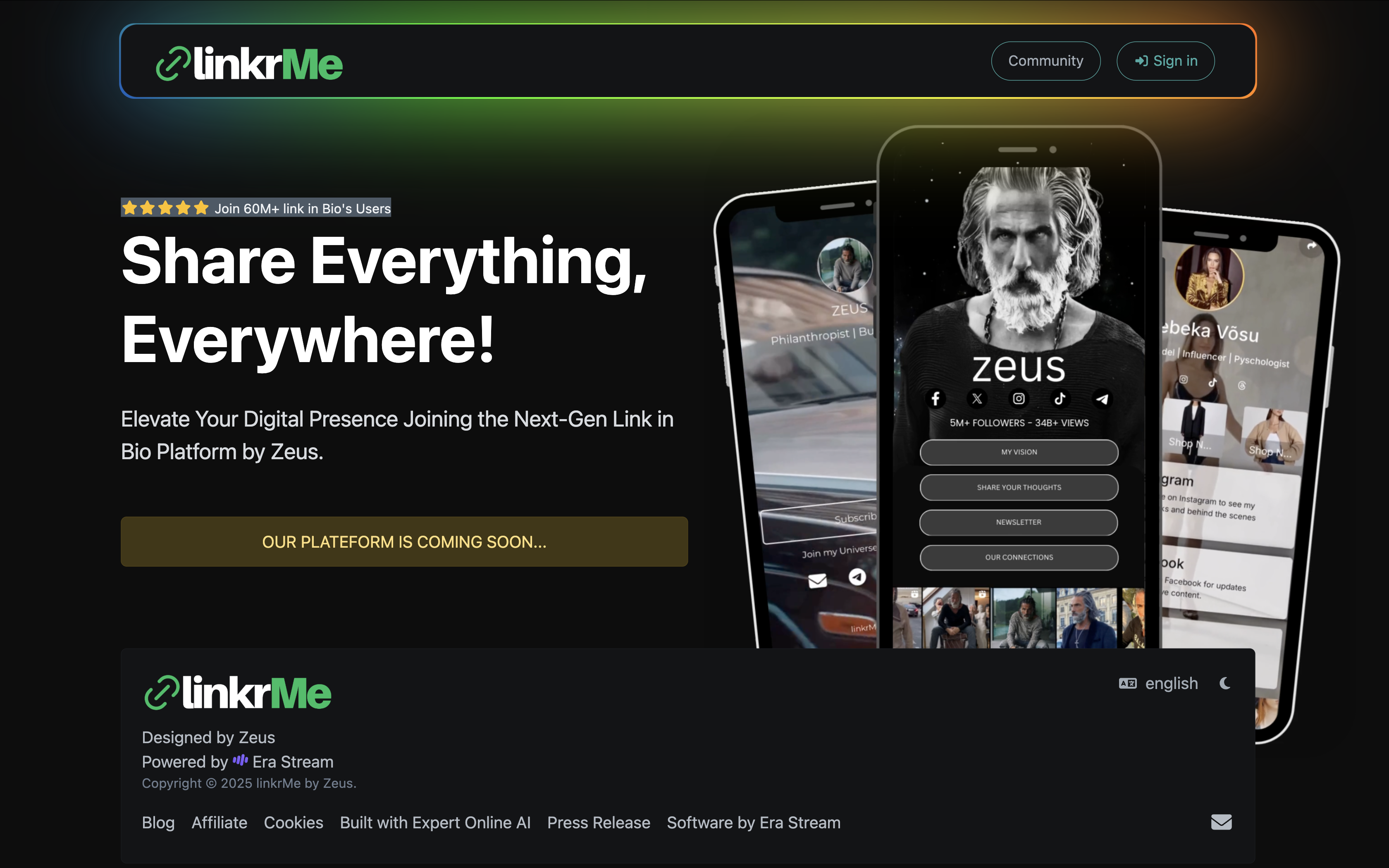 LinkrMe by Zeus